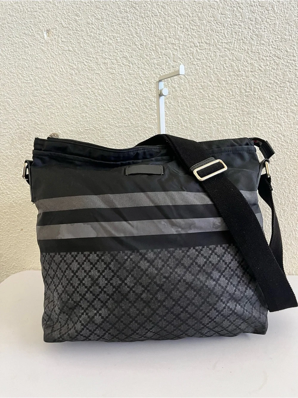 Gucci unisex nylon messenger bag